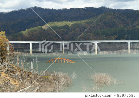 Autumn Shuparo Lake Shuparo Dam Yubari River Yubari Kashima District Yubari Autumn Shuparo Lake Shuparo Dam Yubari River Yubari Kashima District Yubari 83973585