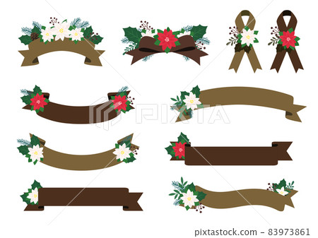 Christmas title ribbon - Stock Illustration [83973861] - PIXTA