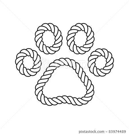 dog paw vector footprint icon rope french bulldog cartoon symbol character sign illustration doodle design dog paw vector footprint icon rope french bulldog cartoon symbol character sign illustration doodle design 83974489