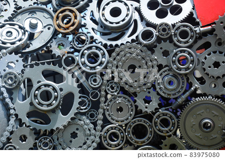 PUTRAJAYA, MALAYSIA -MAY 30, 2016: Recycle and scrap metal design and arrange to form a beautiful abstract art at the Royal Floria Putrajaya 2016 Event in Putrajaya, Malaysia. PUTRAJAYA, MALAYSIA -MAY 30, 2016: Recycle and scrap metal design and arrange to form a beautiful abstract art at the Royal Floria Putrajaya 2016 Event in Putrajaya, Malaysia. 83975080
