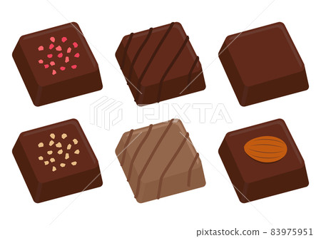 Chocolate vector illustration set Chocolate vector illustration set 83975951