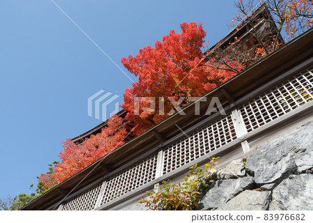 和歌山縣高野山金剛峰寺,6點鐘的秋葉鐘 和歌山縣高野山金剛峰寺,6點鐘的秋葉鐘 83976682