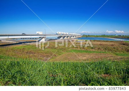 Tone River Musashi Ohashi Near Tone Ozeki Early autumn season 83977843