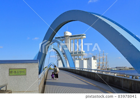 Nagoya Port Port Bridge Nagoya Port Port Bridge 83978041