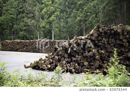 Wood waiting for shipping Wood waiting for shipping 83978344