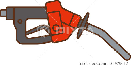 Red regular gasoline nozzle 83979012