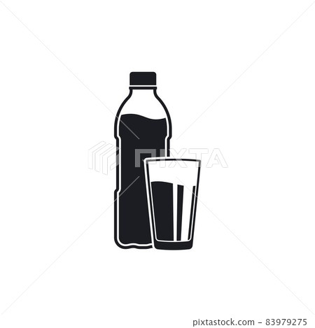 water bottle and glass icon vector illustration design water bottle and glass icon vector illustration design 83979275