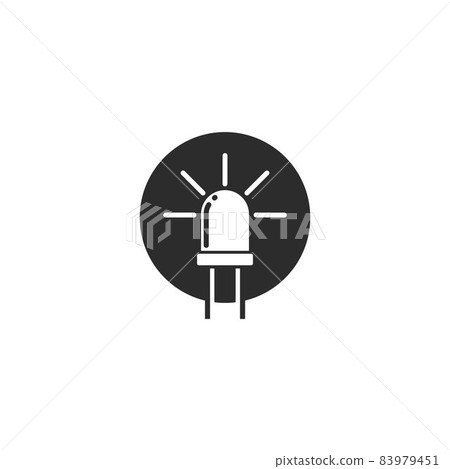 led light icon vector sign design template 83979451