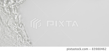 transparent white colored clear calm water surface texture  83980462