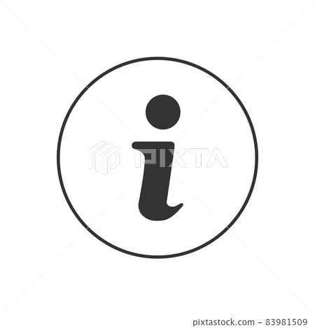 Information related vector glyph icon. 83981509
