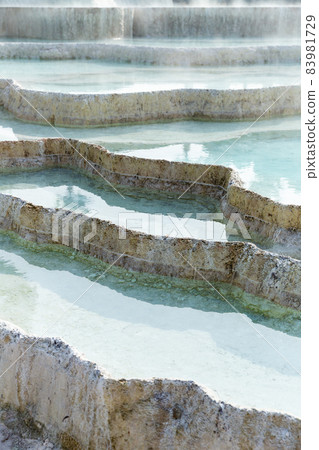 Travertine terraces at Pamukkale Travertine terraces at Pamukkale 83981729