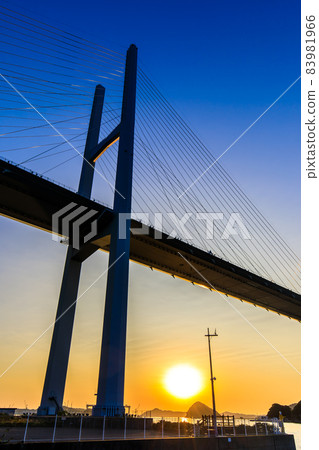 女神橋的落日【長崎市】 女神橋的落日【長崎市】 83981966