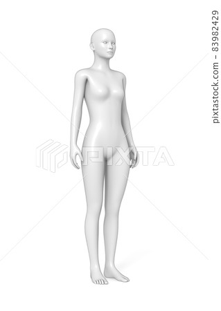 Female body, body, 3d 83982429