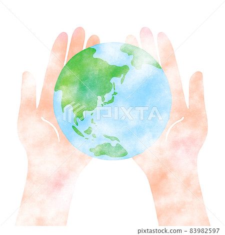 Hands wrapping the earth (image of environmental protection) Hands wrapping the earth (image of environmental protection) 83982597