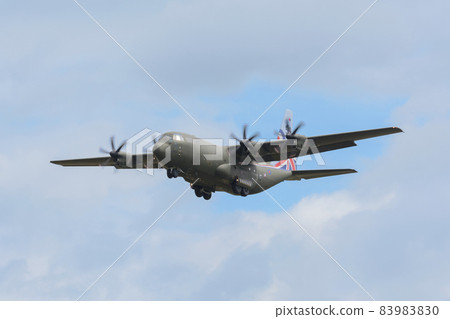 Royal Air Force C-130J Hercules 50th Anniversary Aircraft Takeoff Royal Air Force C-130J Hercules 50th Anniversary Aircraft Takeoff 83983830