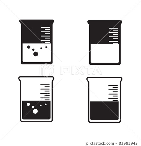 beaker lab icon on white background. beaker sign. Test tube symbol. beaker outline logo. flat style. beaker lab icon on white background. beaker sign. Test tube symbol. beaker outline logo. flat style. 83983942