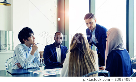 People to meet Global business 83984094