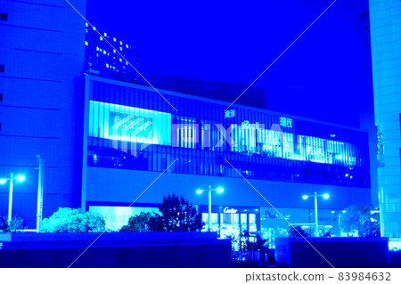 Mysterious blue from Nagoya station Mysterious blue from Nagoya station 83984632
