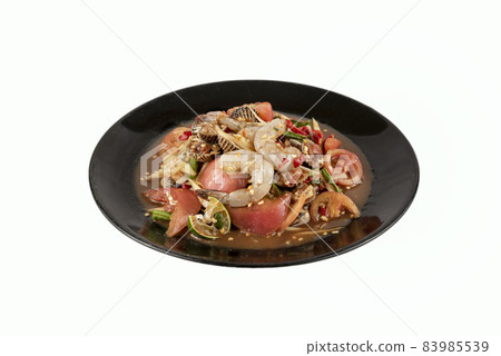 spicy seafood salad spicy seafood salad 83985539