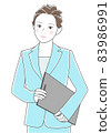 A woman in a business suit 83986991