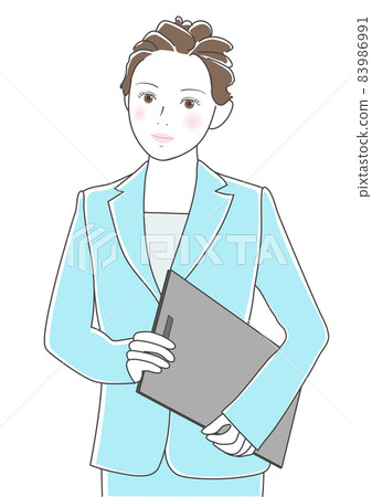 A woman in a business suit 83986991