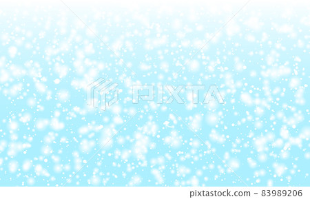 Snow background. Winter snowflakes on blue sky. Christmas background. Falling snow. Snow background. Winter snowflakes on blue sky. Christmas background. Falling snow. 83989206