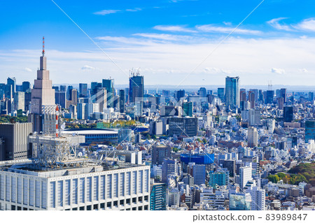 Tokyo City View City center viewed from the Tokyo Metropolitan Government 83989847