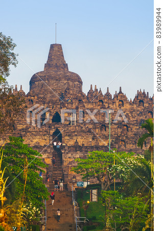 Borobudur Buddist Temple - island Java Indonesia 83989944