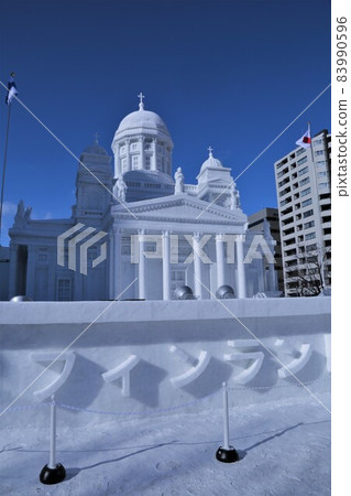 札幌冰雪節/雪雕 83990596