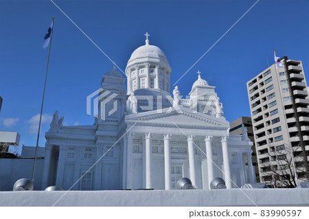 札幌冰雪節/雪雕 83990597
