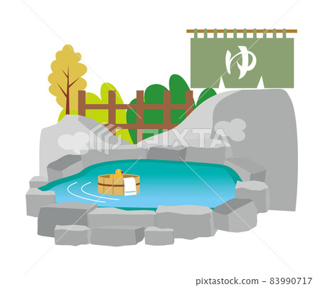 溫泉背景 83990717