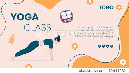 Yoga and Meditation Post Editable of Square Background Suitable for Social media, Ig Feed, Card, Greetings, Print and Web Internet Ads 83991682