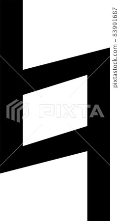 Natural music symbol. vector. 83991687