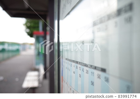 Bus stop timetable Bus stop timetable 83991774