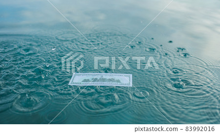 dollars float in the pool. dollars float in the pool. 83992016