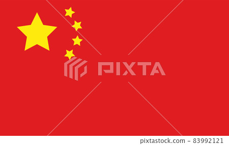 Chinese flag. Chinese flag. 83992121