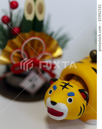 New Year's card material of the tiger year zodiac New Year's card material of the tiger year zodiac 83992581