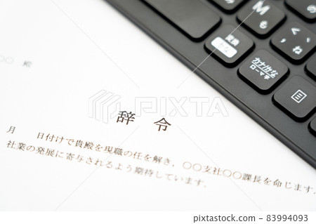 Resignation 83994093