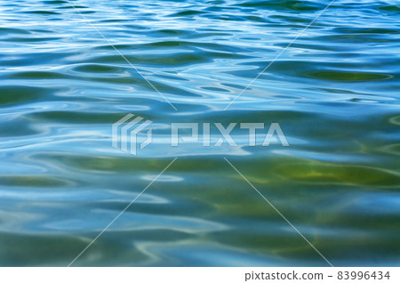 The background is water. Sea water. Emerald green water surface. The background is water. Sea water. Emerald green water surface. 83996434