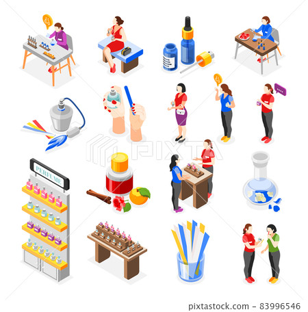 Perfume Shop Icons Set 83996546