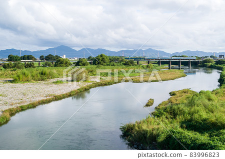 【德島線】穿越鮎川大橋的特快列車 83996823