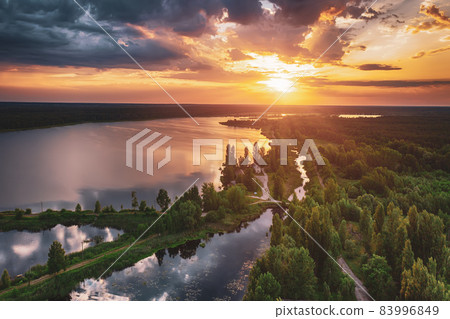 Rural summer sunset Rural summer sunset 83996849