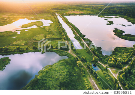 Rural summer sunset Rural summer sunset 83996851