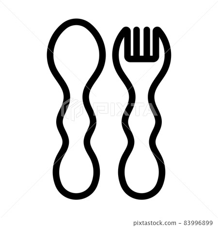 Baby Spoon And Fork Icon Baby Spoon And Fork Icon 83996899