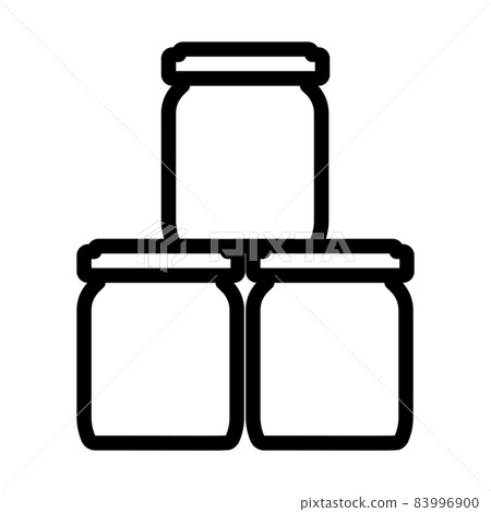 Baby Glass Jars Icon Baby Glass Jars Icon 83996900