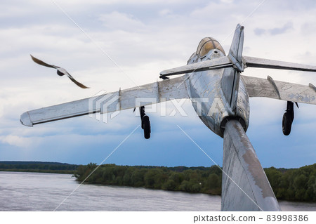 Old abandoned aircraft in the forest Old abandoned aircraft in the forest 83998386