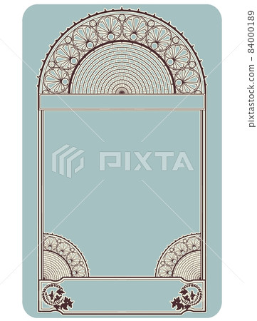 Mucha style frame 84000189