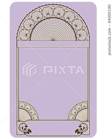 Mucha style frame 84000190