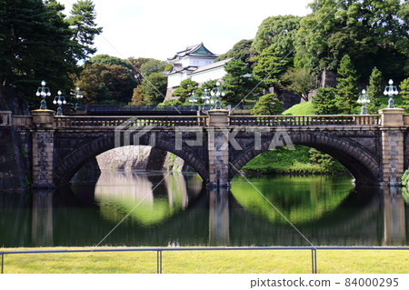 皇居二重橋正門正門石橋正門鐵橋伏見砲塔東京都千代田區千代田皇宮內 皇居二重橋正門正門石橋正門鐵橋伏見砲塔東京都千代田區千代田皇宮內 84000295