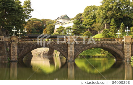 皇居二重橋正門正門石橋正門鐵橋伏見砲塔東京都千代田區千代田皇宮內 皇居二重橋正門正門石橋正門鐵橋伏見砲塔東京都千代田區千代田皇宮內 84000298